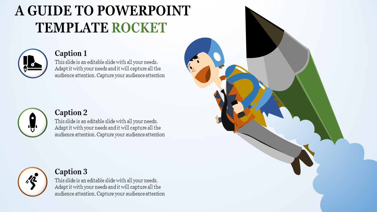 Get Rocket PowerPoint Template and Google Slides Themes